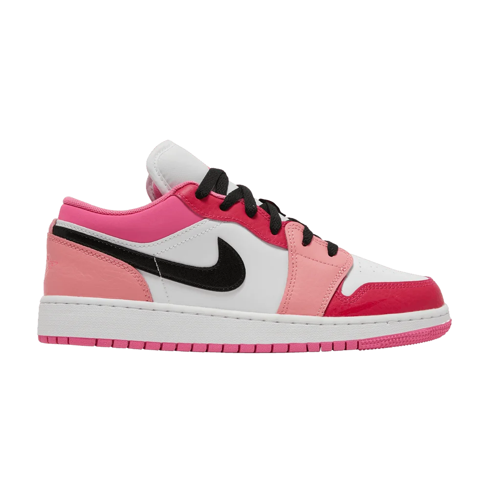 Krossovki-Air-Jordan-1-Low-GS-White-Pinksicle