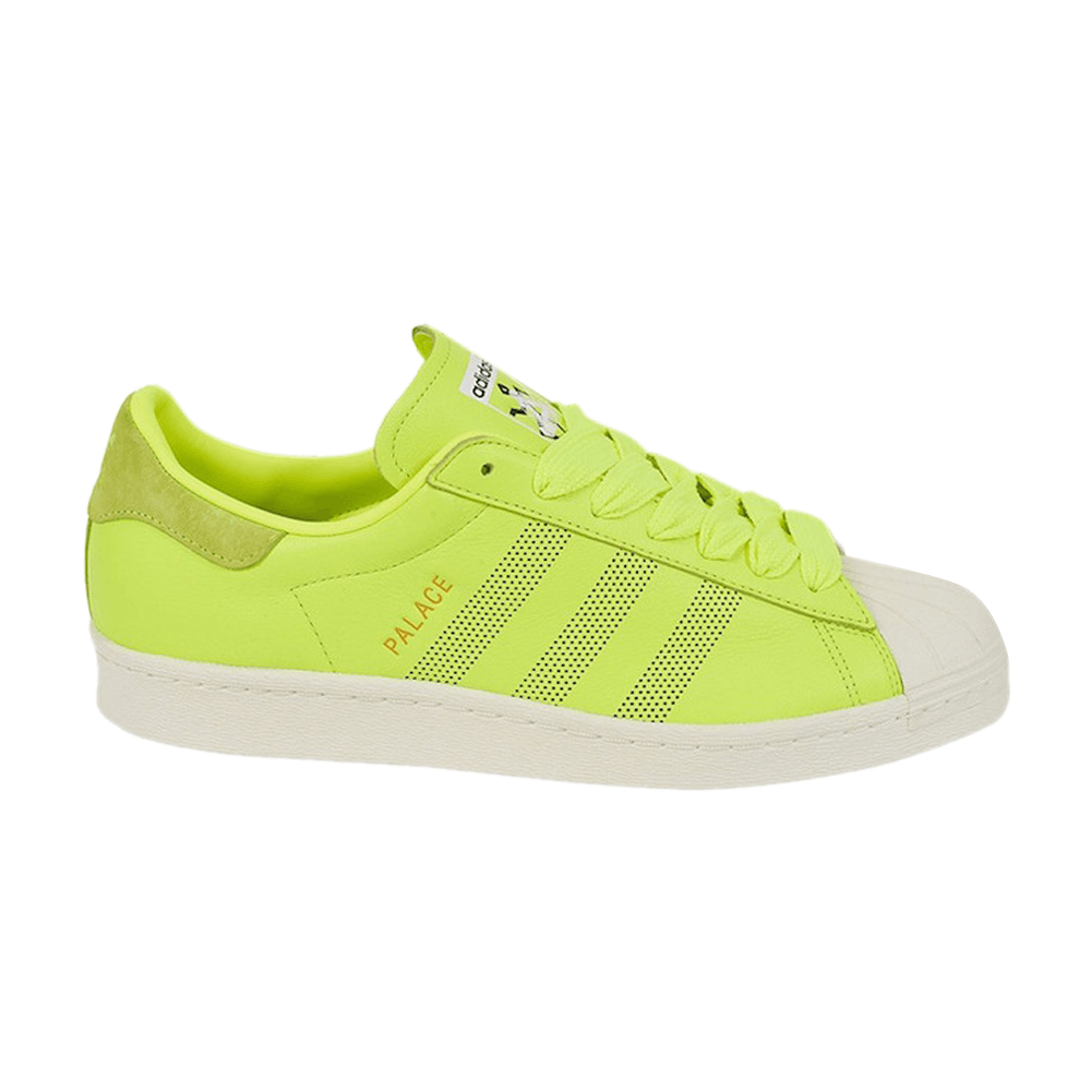 Кроссовки Palace x adidas Superstar 'Solar Yellow'