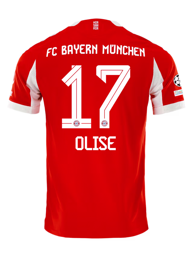 Футбольное джерси FC Bayern Munich Home Jersey 25-26 OLISE 17