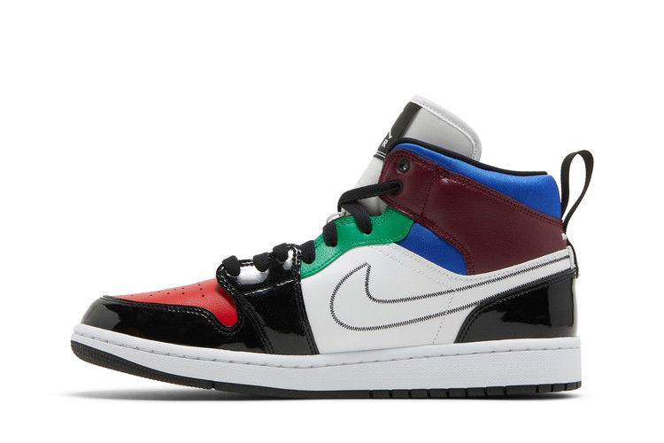 Кроссовки Wmns Air Jordan 1 Mid SE 'Multi-Color'