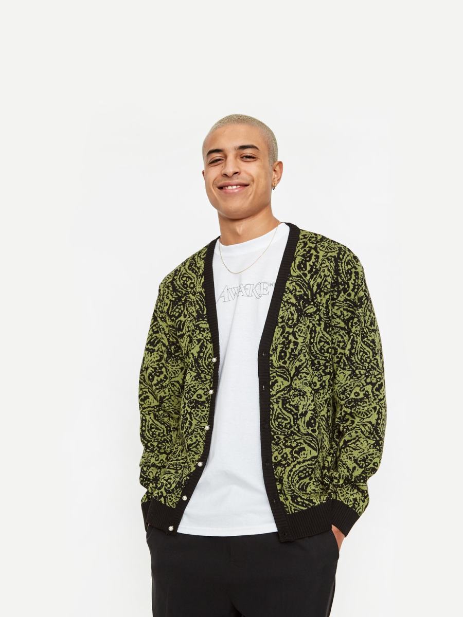 Кардиган Awake Paisley Pearl Button Cardigan Black