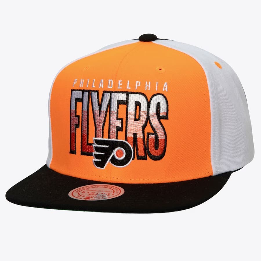 Бейсболка Mitchell & Ness Orange Philadelphia Flyers Billboard 2 Snapback Hat