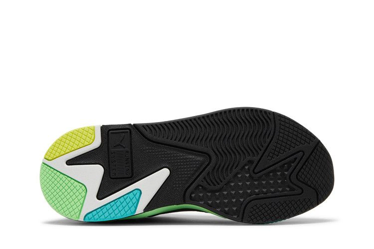 Кроссовки Puma RS-X Highlighter 'Castlerock Fluorescent Yellow'