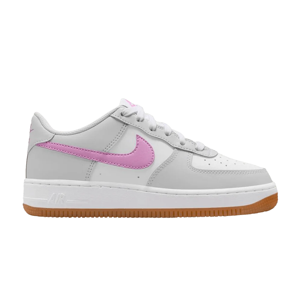 Krossovki-Nike-Air-Force-1-Low-GS-White-Light-Magenta