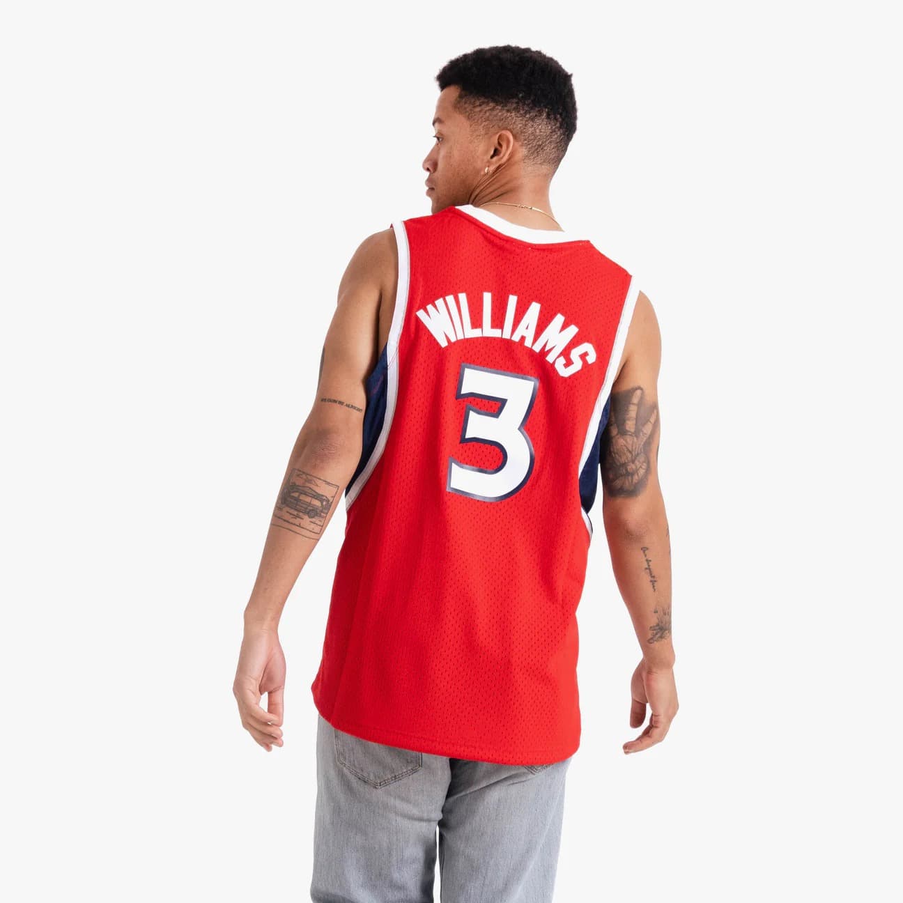 Баскетбольная джерси 2013-14 Atlanta Hawks Lou Williams #3 Swingman Hardwood Classics Red Jersey