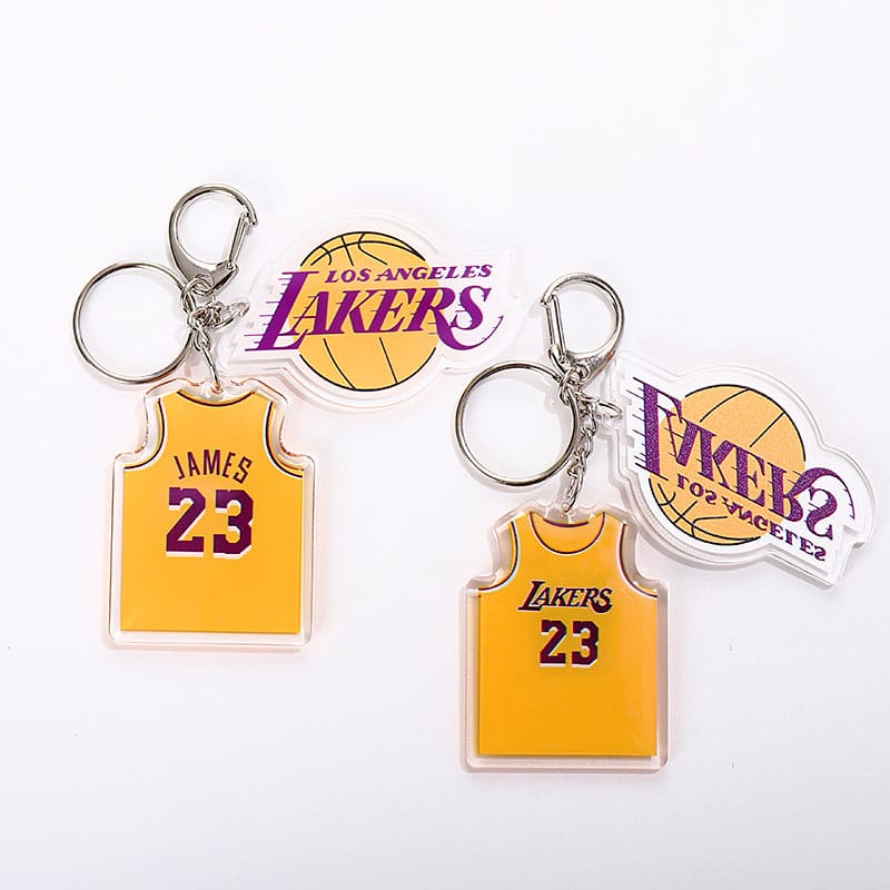 Брелок для ключей Jinduo Lakers James 23 Star Keychain