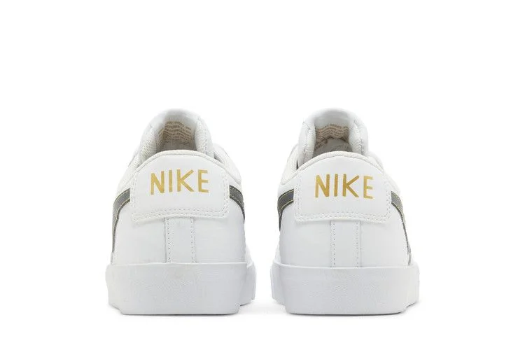 Кроссовки Nike Blazer Low Premium 'White Metallic Gold'