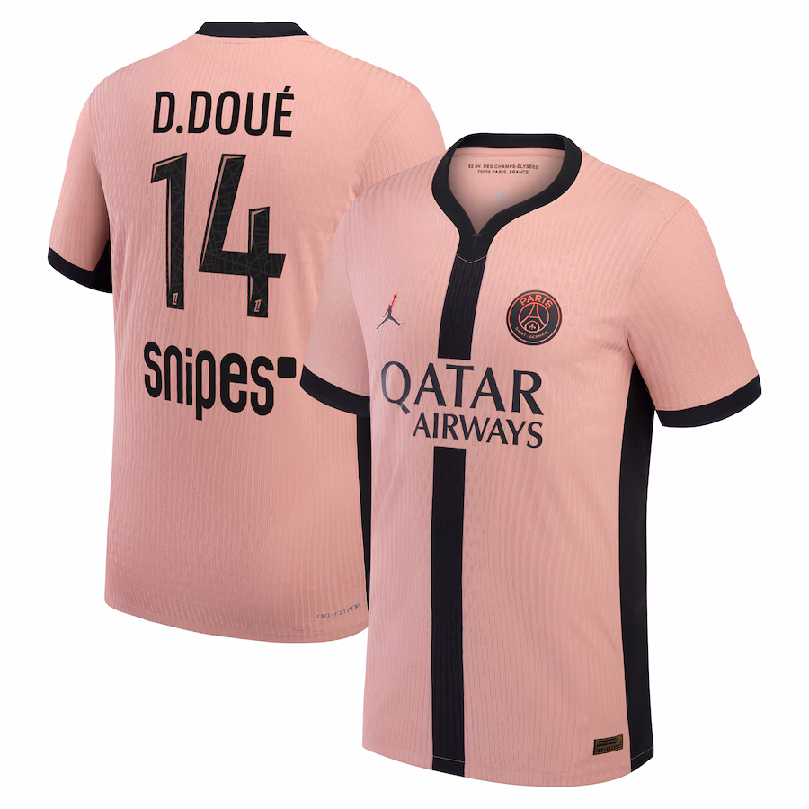 Футбольное джерси PSG Jordan Third Dri-FIT ADV Match Shirt 2024-25 D.Doué 14