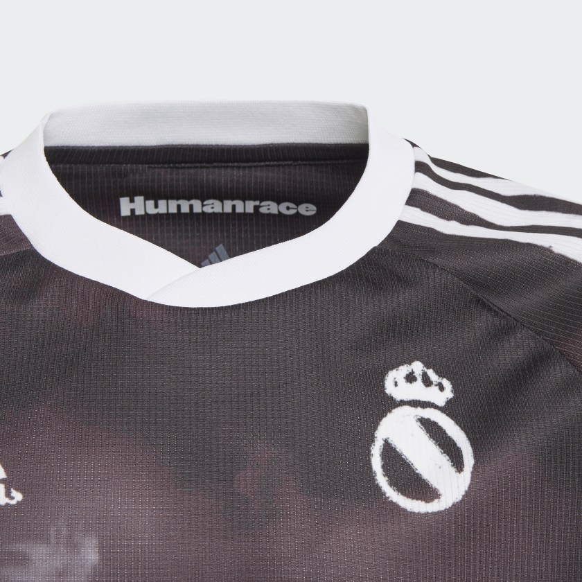 Баскетбольная футболка adidas Real Madrid Human Race Kids Jersey Black/White