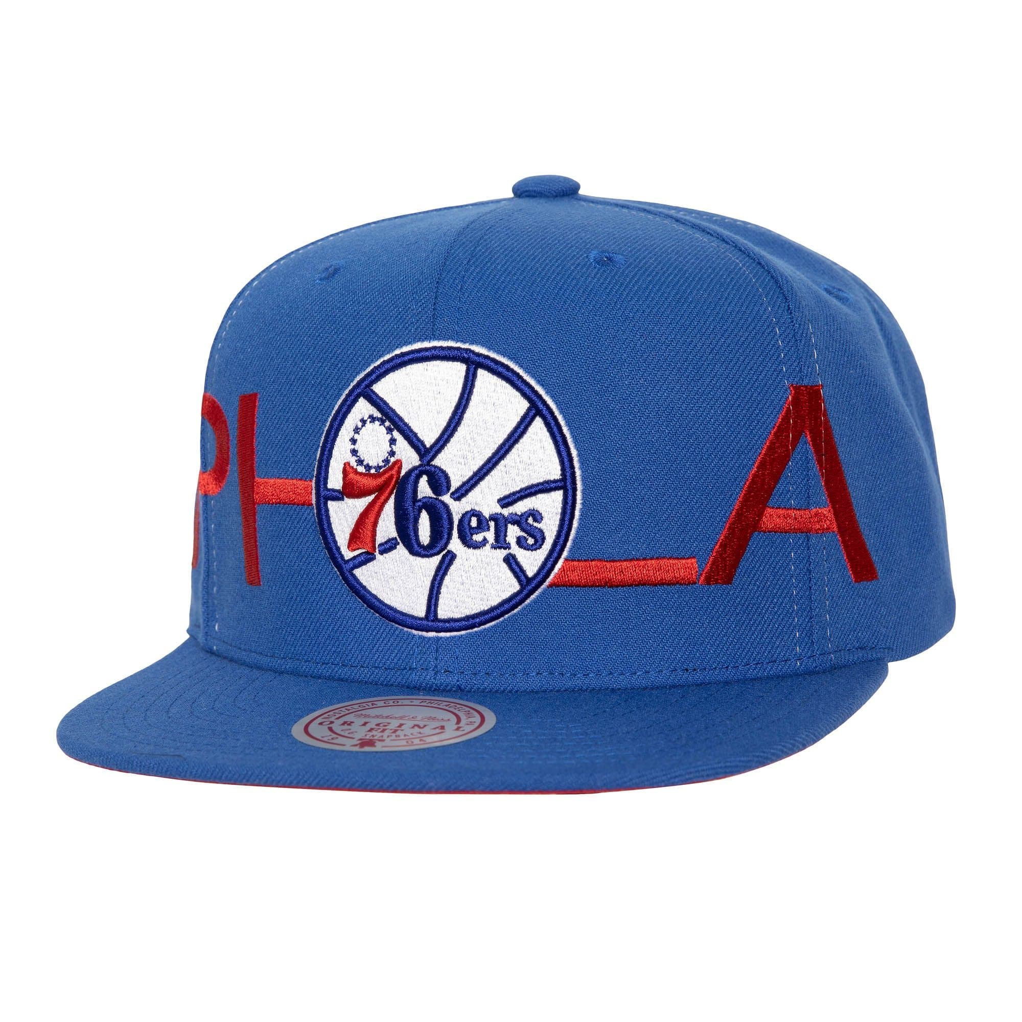 Бейсболка Mitchell & Ness Full Frontal Snapback HWC Philadelphia 76ers