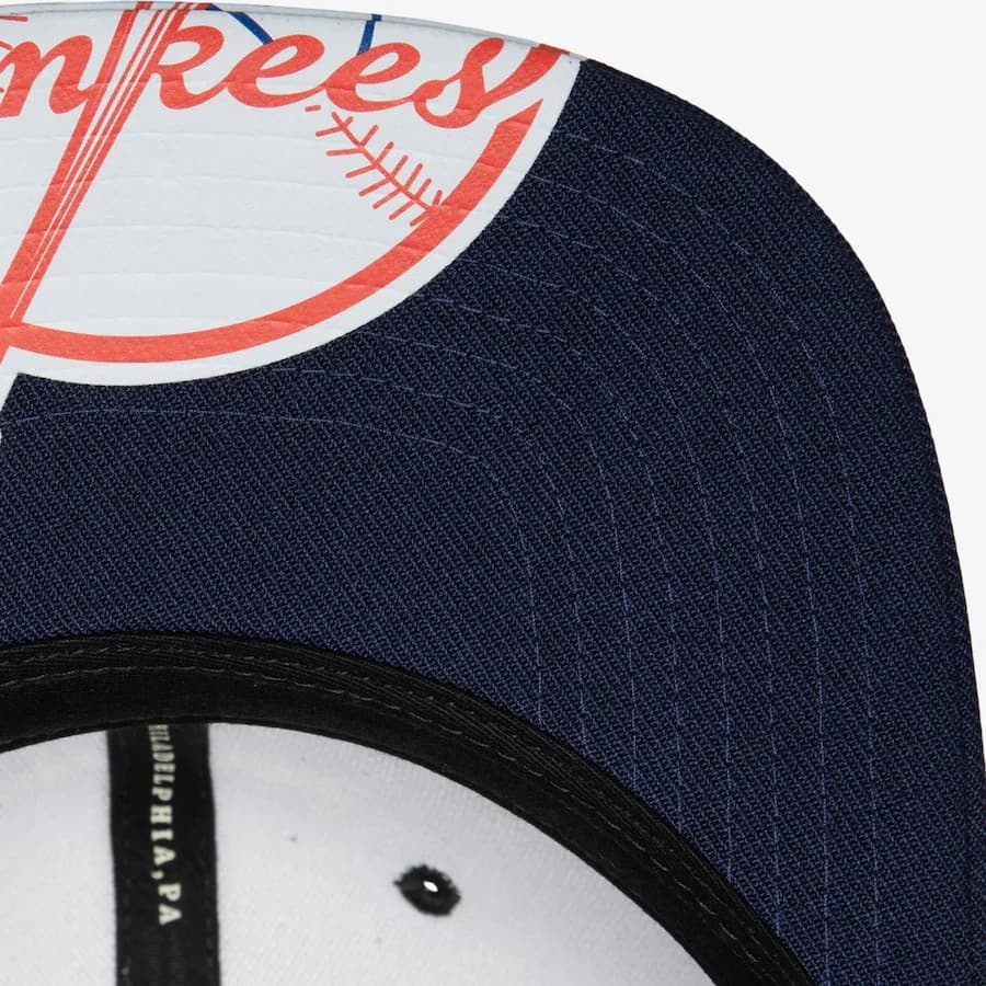 Бейсболка Mitchell & Ness Black New York Yankees Big Mouth Snapback Hat