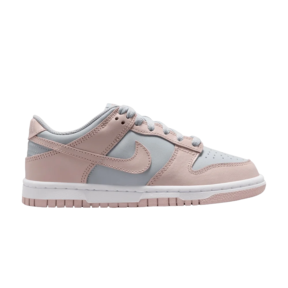 Krossovki-Nike-Dunk-Low-GS-Aura-White-Silt-Red
