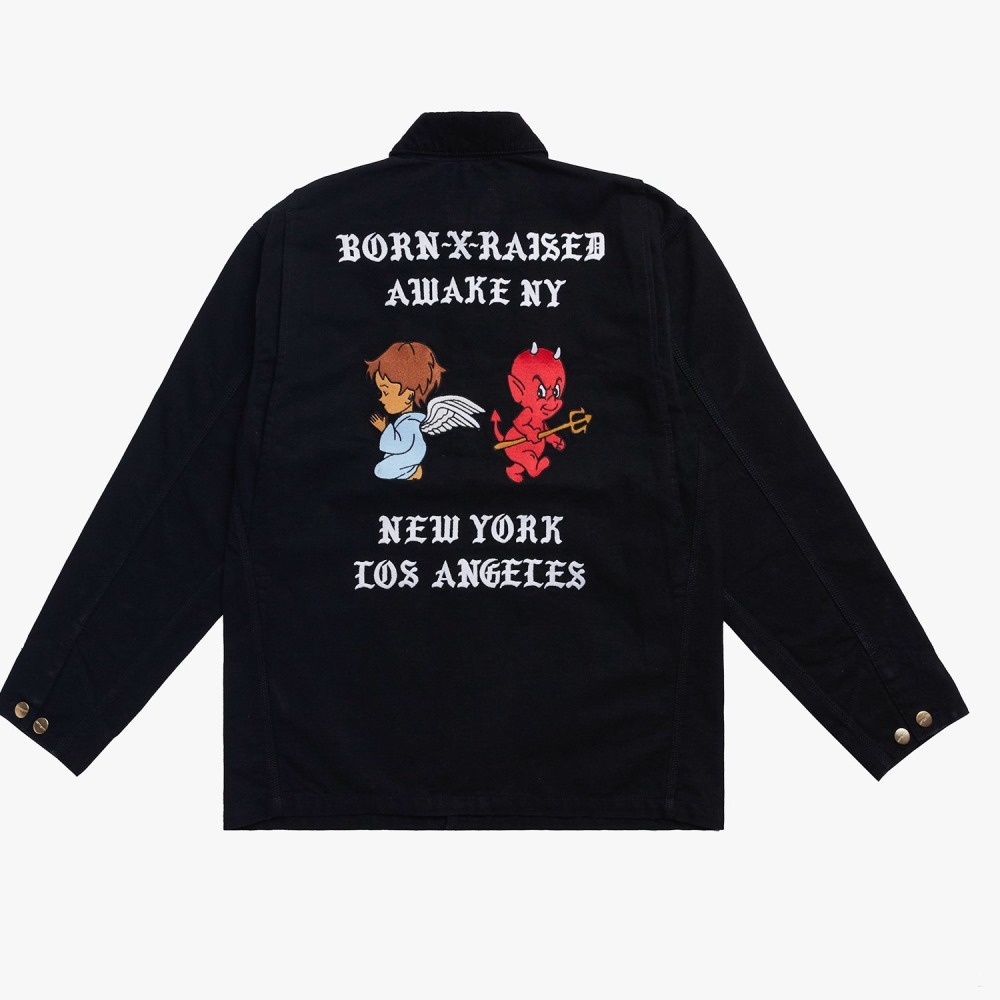 Куртка Awake x Born X Raised Carhartt WIP Chore Coat Black