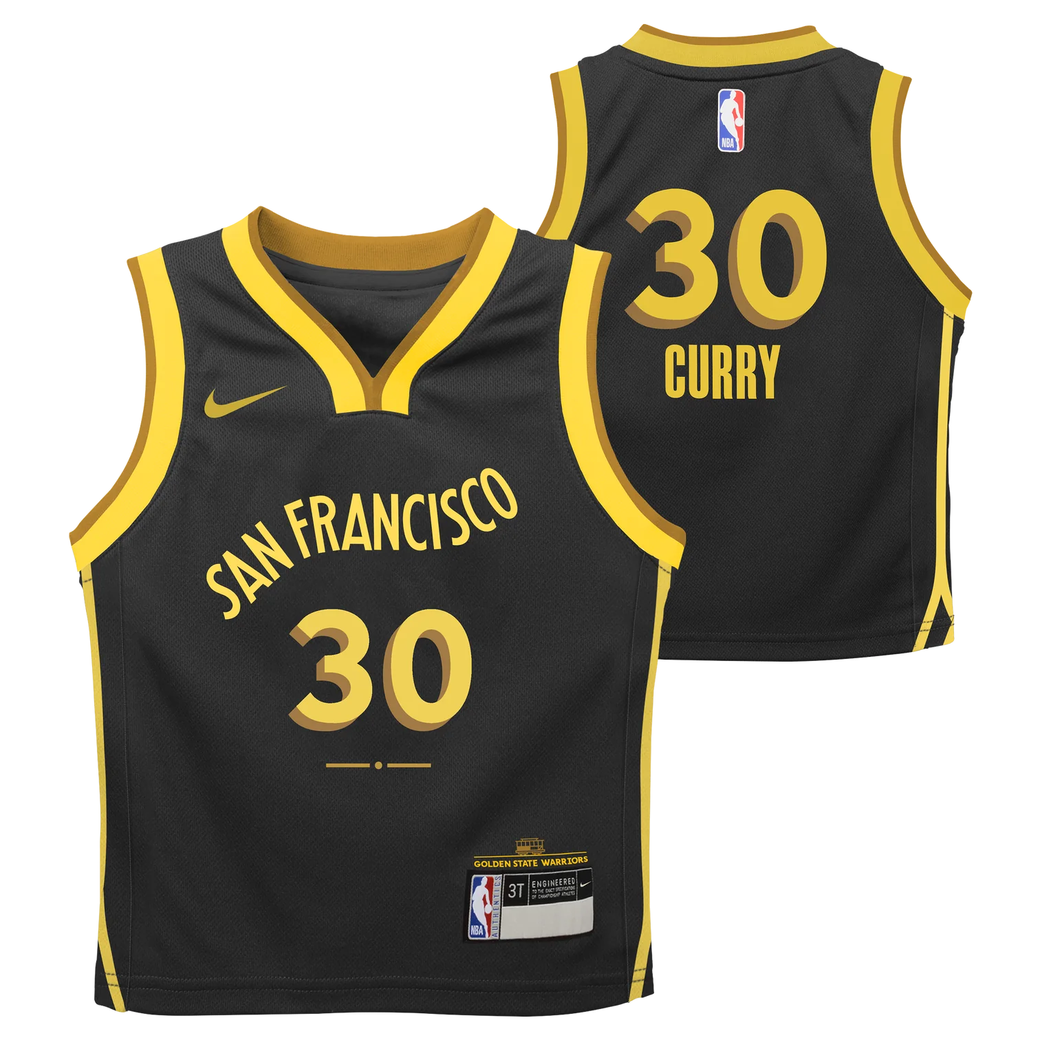 2023-24-Golden-State-Warriors-Stephen-Curry-30-Toddler-City-Edition-Black-Jersey-1