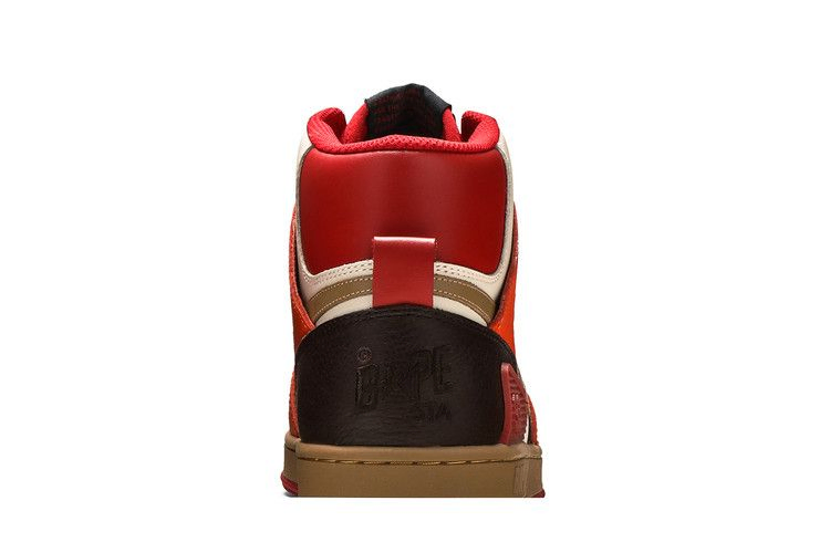 Кроссовки Bape Sta 93 HI 'Red Orange Light Sand'
