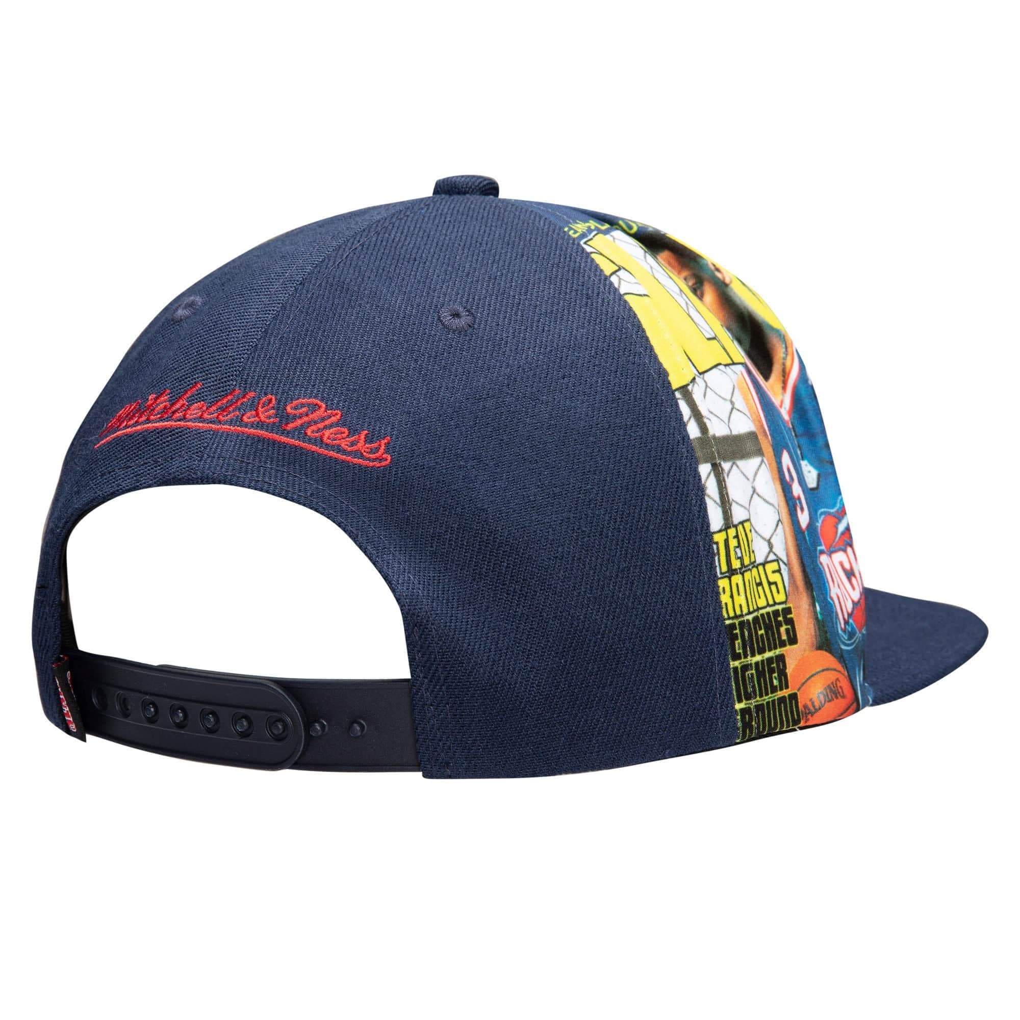 Бейсболка Mitchell & Ness Slam Side Cropped Snapback HWC Houston Rockets Steve Francis Hat