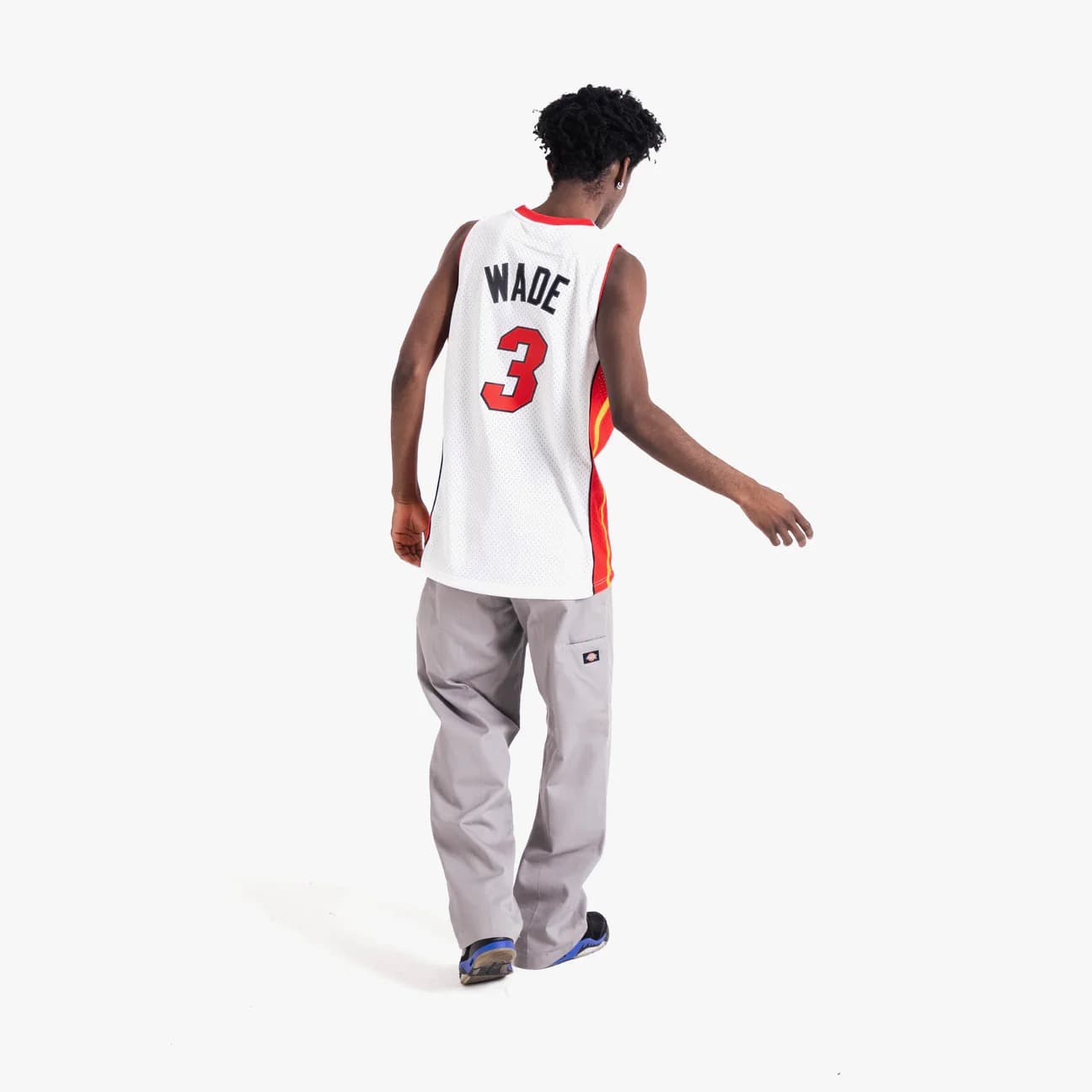 Баскетбольная джерси 2005-06 Miami Heat Dwyane Wade #3 Swingman Hardwood Classic White Jersey
