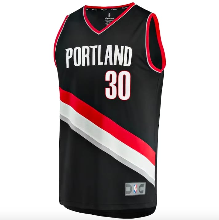 2022-23-Portland-Trail-Blazers-30-Olivier-Sarr-Fast-Break-Icon-Black-Jersey-2