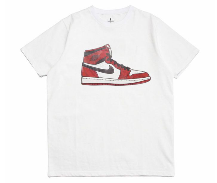 Футболка 2019 Air Jordan 1 Tee White Chicago