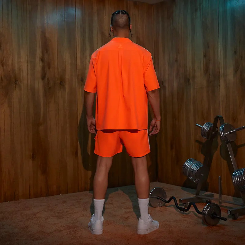 Рубашка adidas Ivy Park Swim Cover-Up Shirt (Mens) Solar Orange
