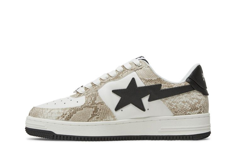 Кроссовки Bapesta 'Beige Snakeskin'