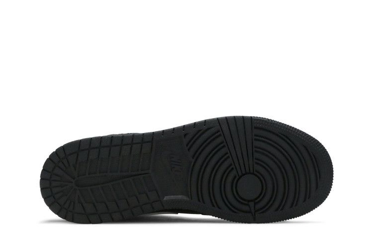 Кроссовки Air Jordan 1 Mid SE GS 'Black Glitter'