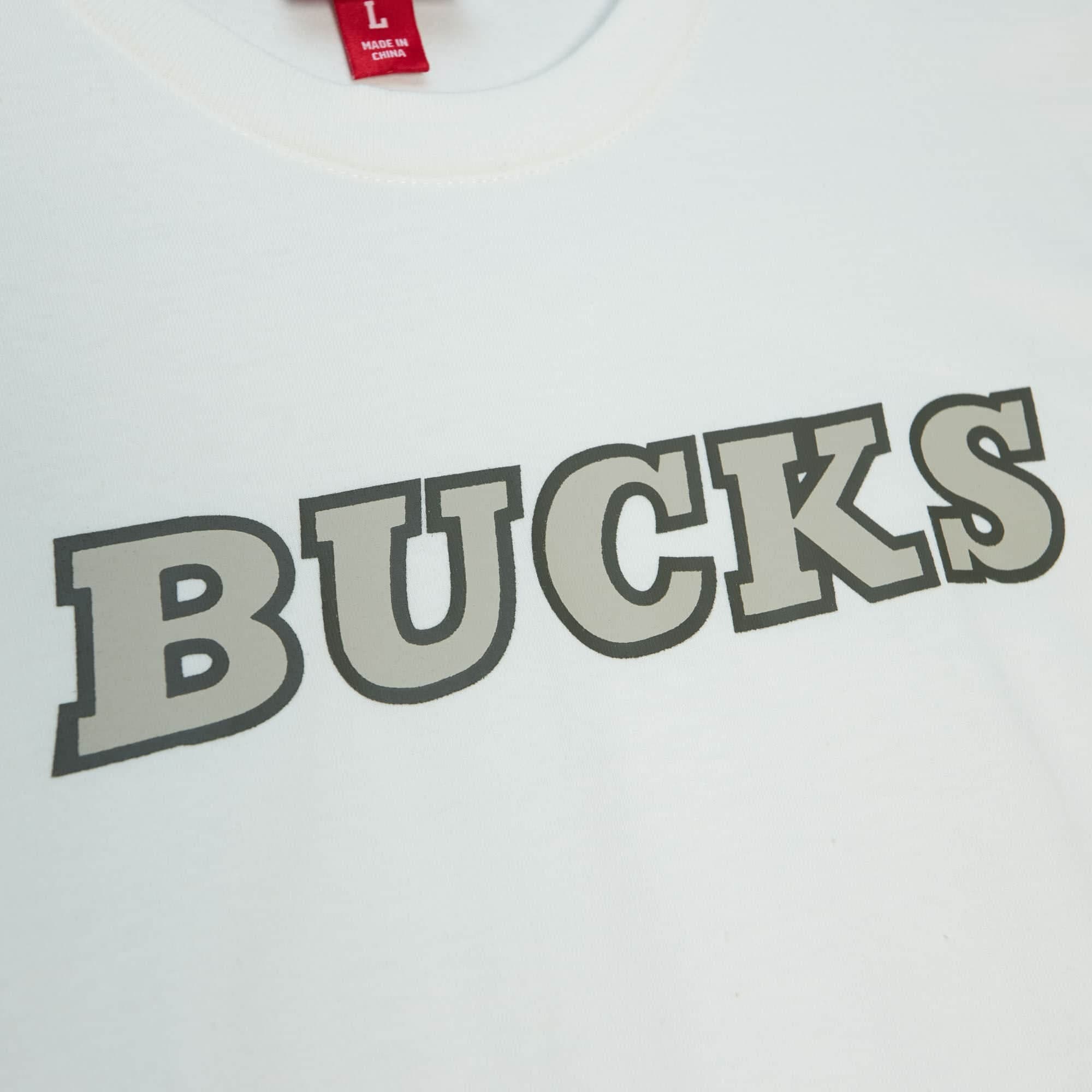 Футболка Mitchell & Ness Cream SS Tee Milwaukee Bucks