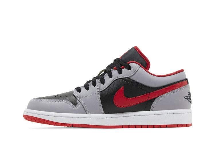 Кроссовки Air Jordan 1 Low 'Cement Fire Red'