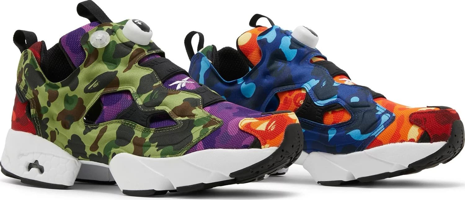 Кроссовки BAPE x Reebok InstaPump Fury OG Multi Camo