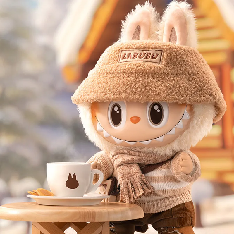 Винилово-плюшевая фигурка POP MART LABUBU THE MONSTERS - DRESS BE LATTE Vinyl Plush Doll