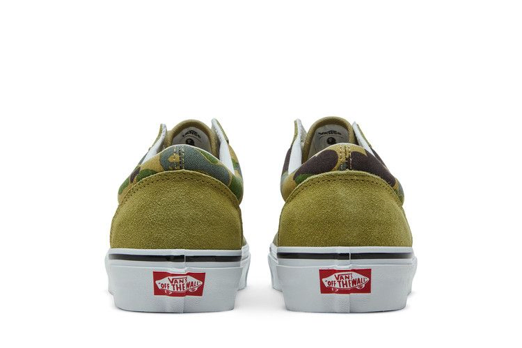 Кроссовки Vans BAPE x Old Skool 36 DX 'Green Camo'