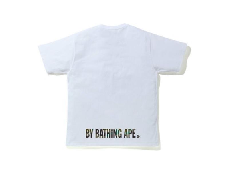 Футболка BAPE 1st Camo Ape Face Tee White/Green