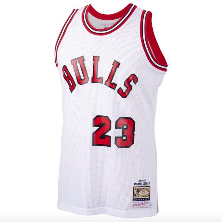 Баскетбольная джерси 1984-85 Chicago Bulls #23 Michael Jordan Mitchell & Ness Rookie Authentic White Jersey