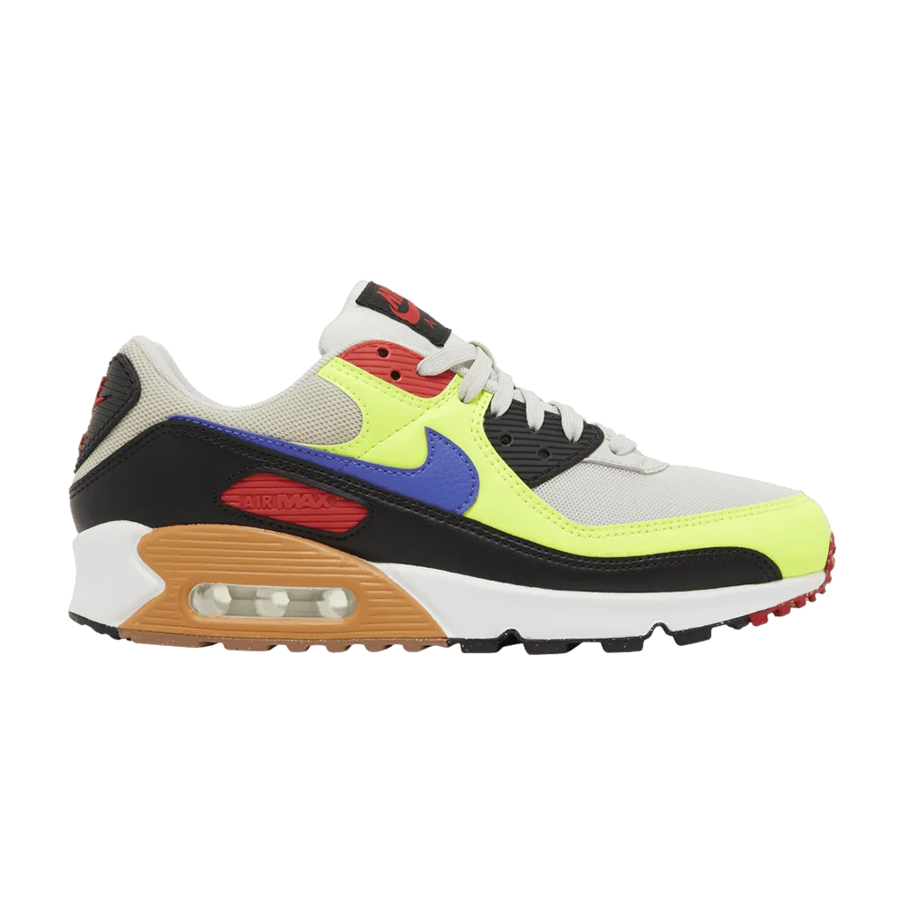 Krossovki-Nike-Wmns-Air-Max-90-Volt-Light-Bone-Ultramarine