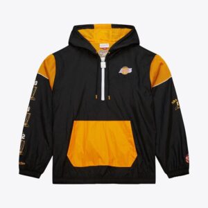 Mitchell-Ness-Black-Los-Angeles-Lakers-Team-OG-3.0-Anorak-Quarter-Zip-Jacket-300x300