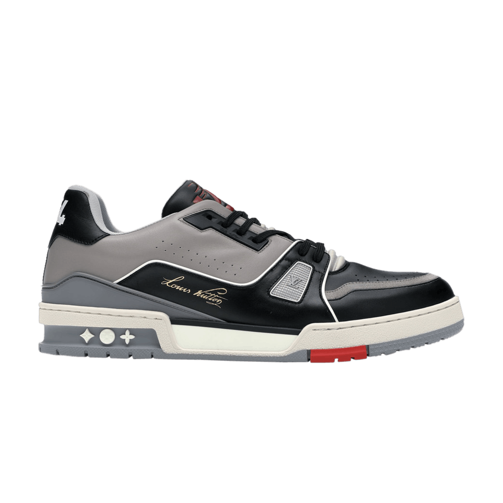 Кроссовки Louis Vuitton Trainer Low 'Black Grey'