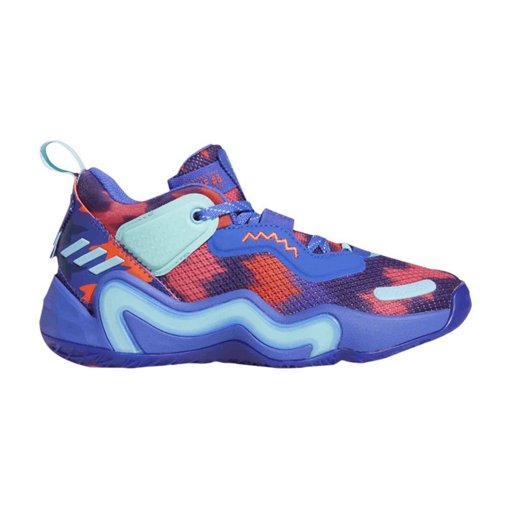 Кроссовки Adidas D.O.N. Issue #3 Big Kid 'Cadet Sonic Ink'