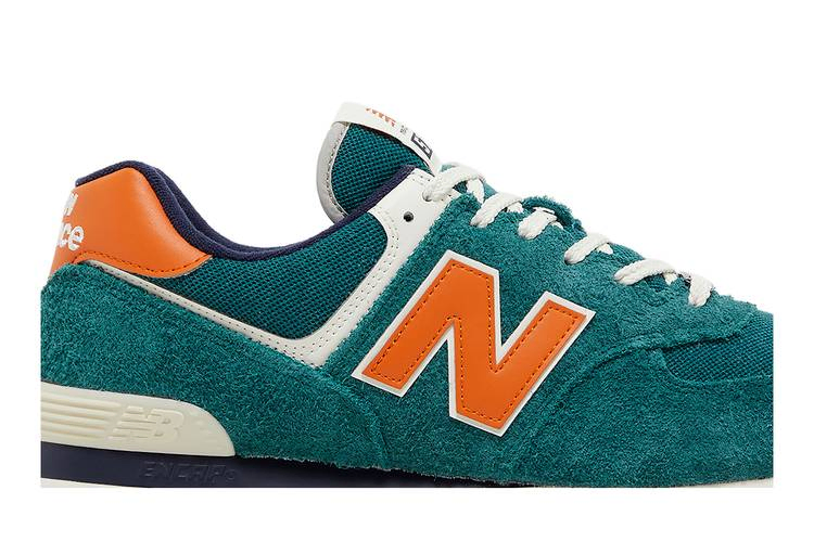 Кроссовки New Balance 574 'Aqua Green Orange'