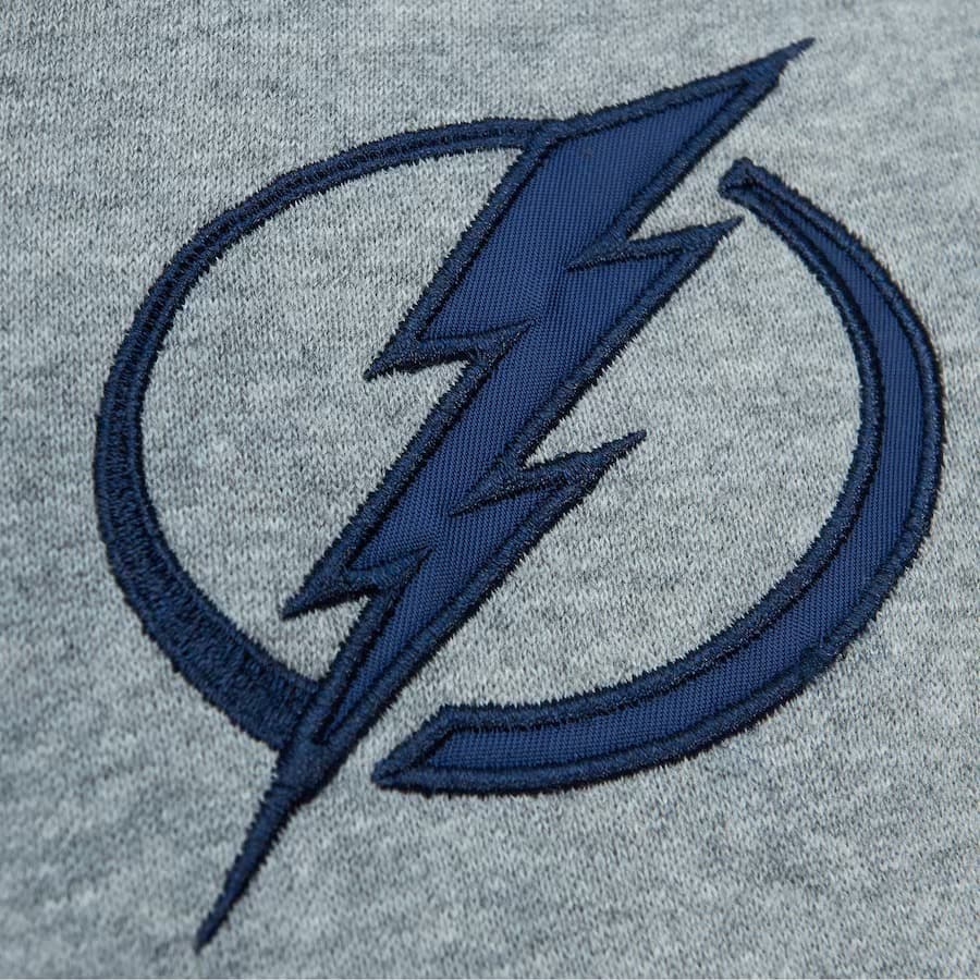 Худи Mitchell & Ness Blue Tampa Bay Lightning Head Coach Pullover Hoodie