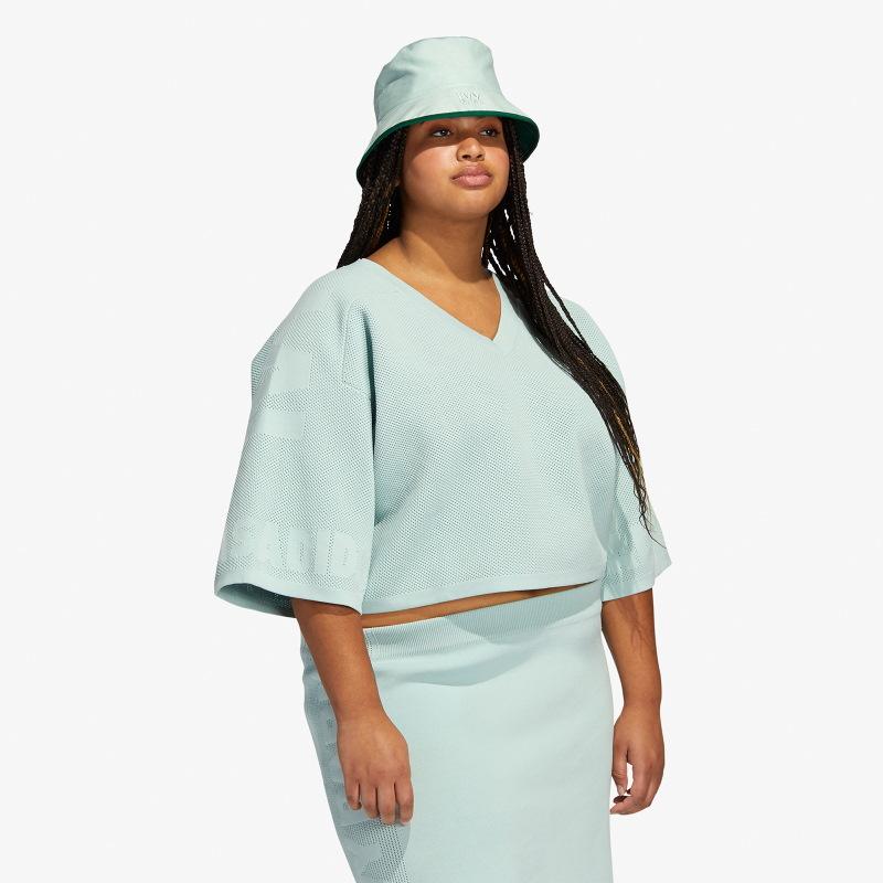 Джерси adidas Ivy Park Knit Crop Jersey (Plus Size) Green Tint