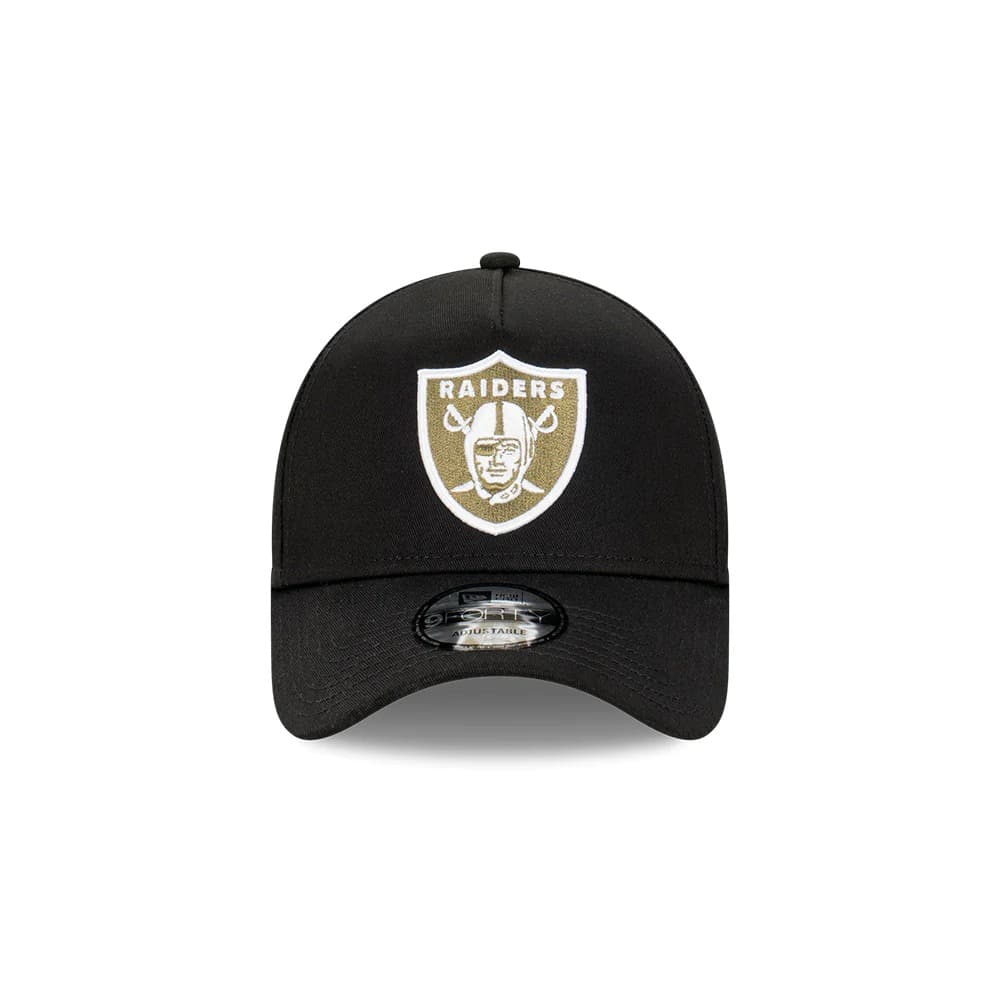 New-Era-Las-Vegas-Raiders-9FORTY-Black-Olive-A-Frame-NFL-Snapback-Hat-4