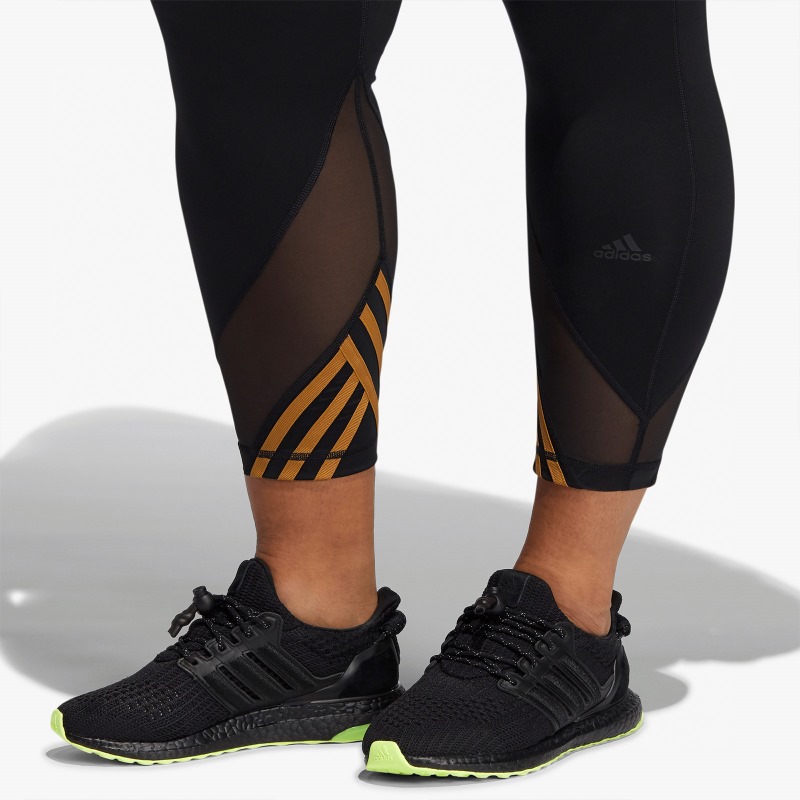 Тайтсы adidas Ivy Park 3-Stripes Tights (Plus Size) Black