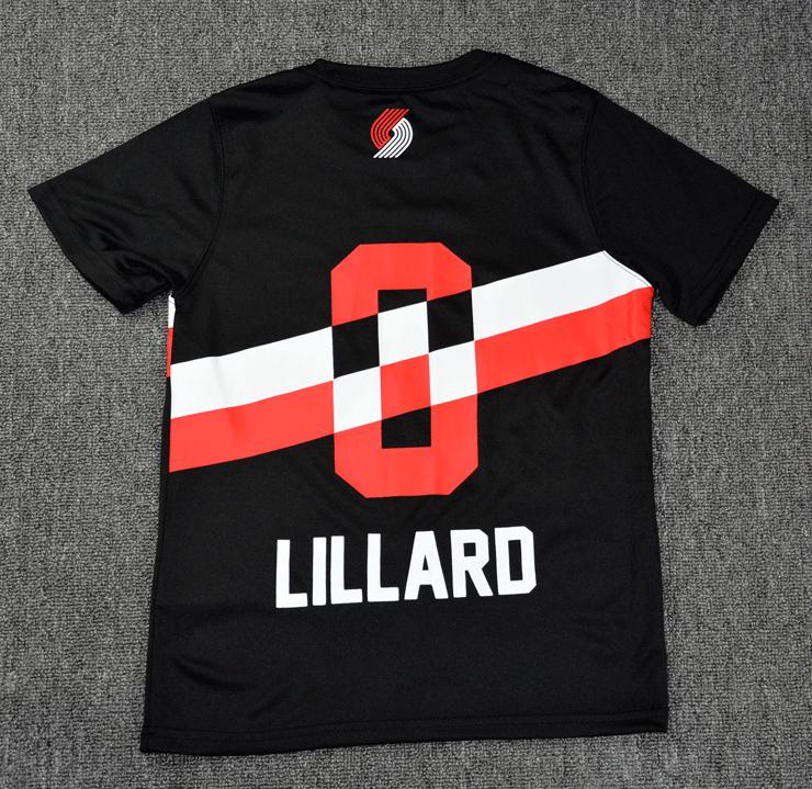 Футболка 2020 NBA Portland Trail Blazers 0 Black