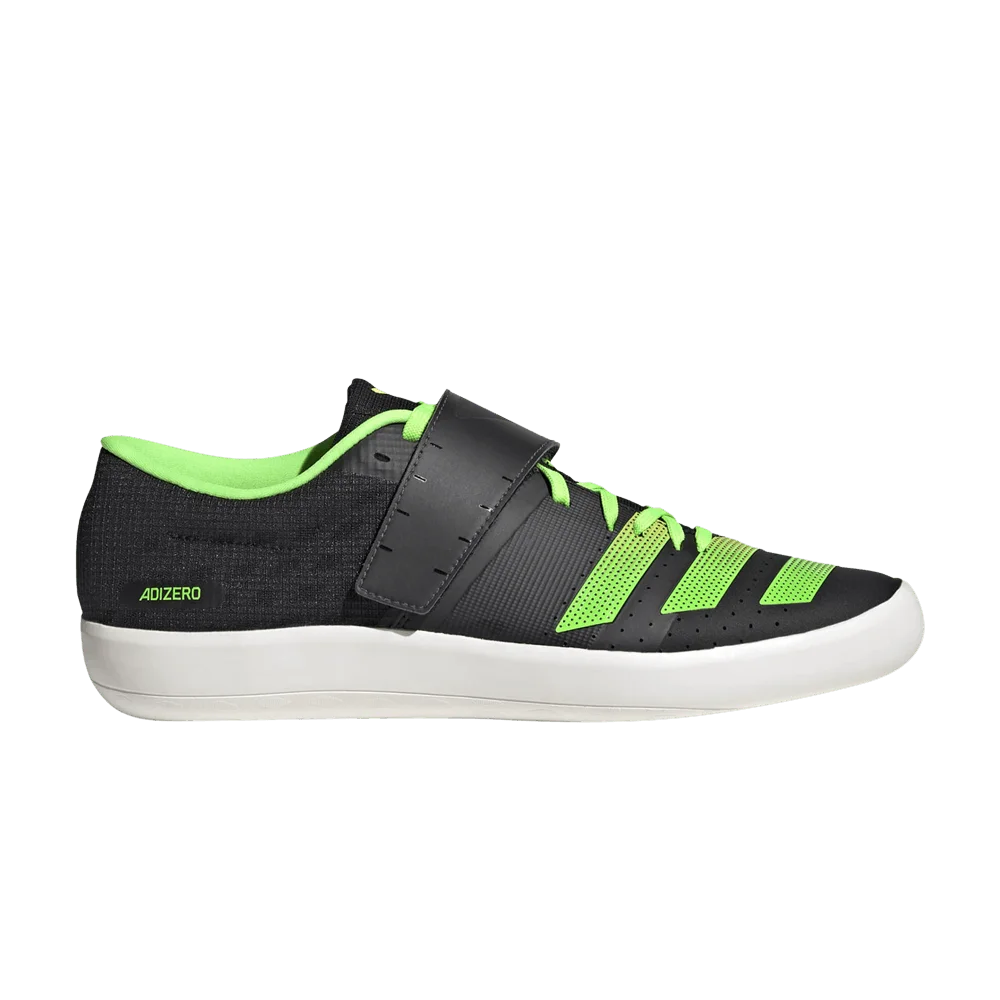 Кроссовки Adidas Adizero Shotput 'Black Solar Green'