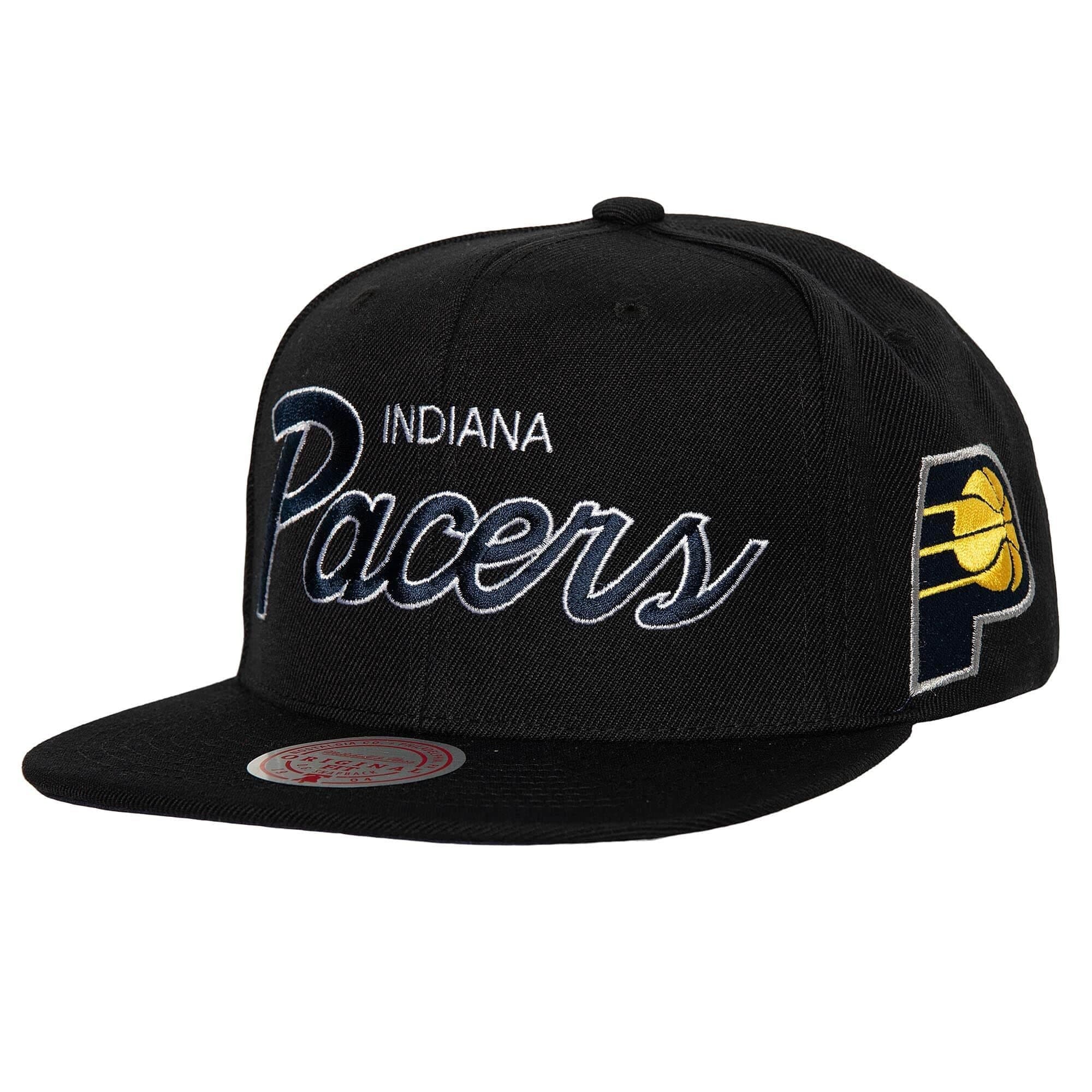Бейсболка Mitchell & Ness Team Script 2.0 Snapback Indiana Pacers Hat