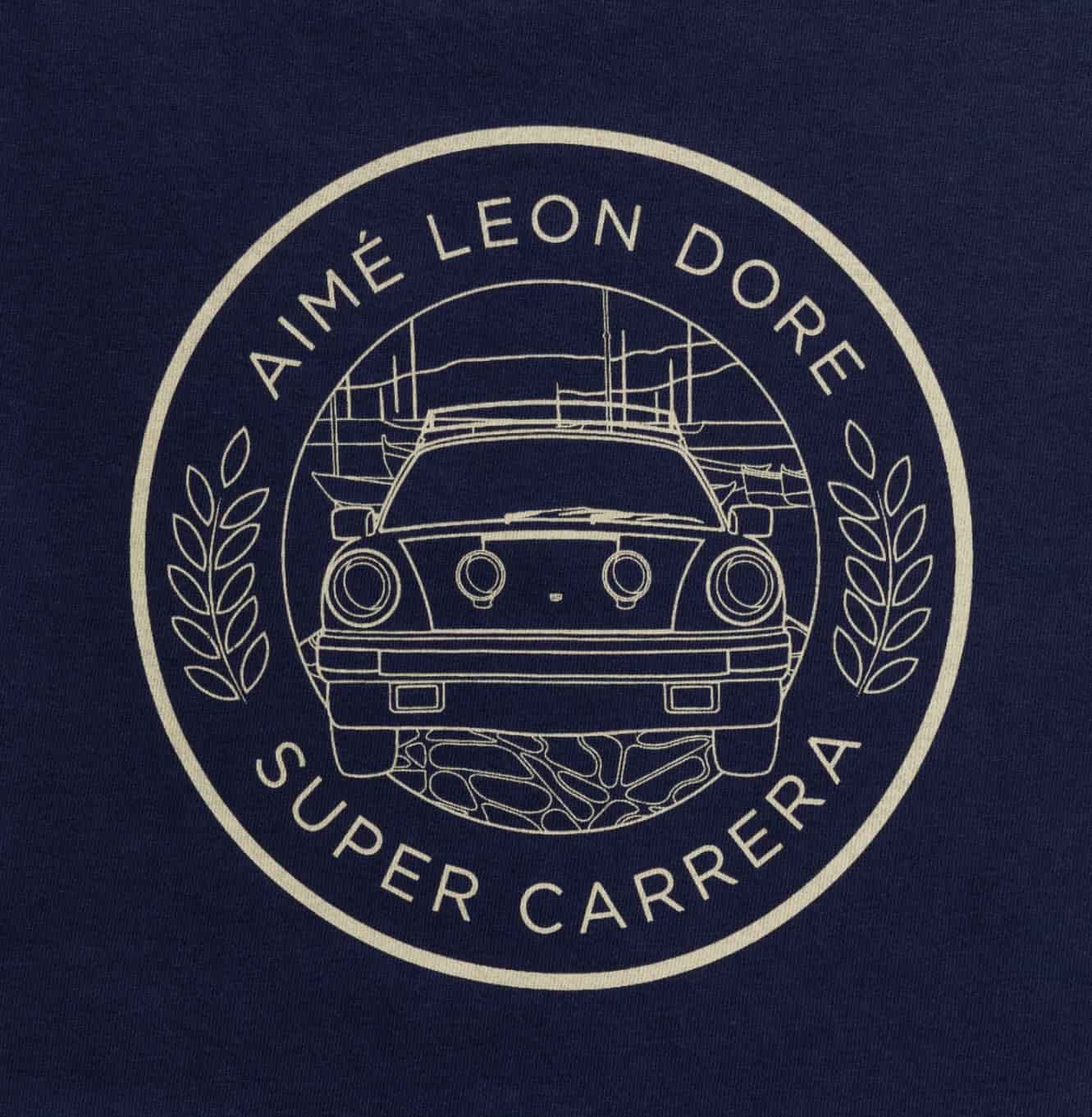 Футболка Aime Leon Dore x Porsche 911SC Grille Badge T-shirt Navy