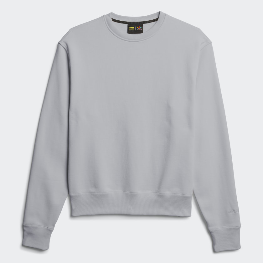 Свитшот adidas Pharrell Williams Basics Crewneck Sweatshirt Light Grey Heather