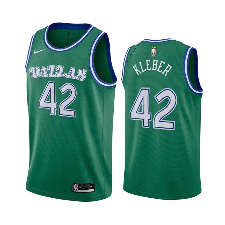 Баскетбольная джерси 2020-21 Dallas Mavericks #42 Maxi Kleber Classic Edition Green Swingman Jersey