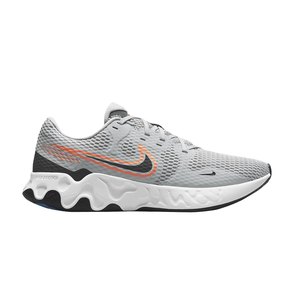 Krossovki-Nike-Renew-Ride-2-Light-Smoke-Grey-Total-Orange