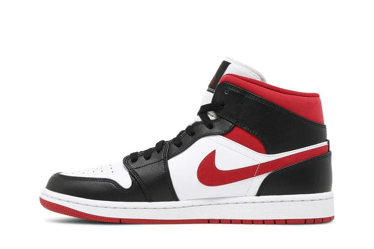 Кроссовки Air Jordan 1 Mid 'Black Gym Red'